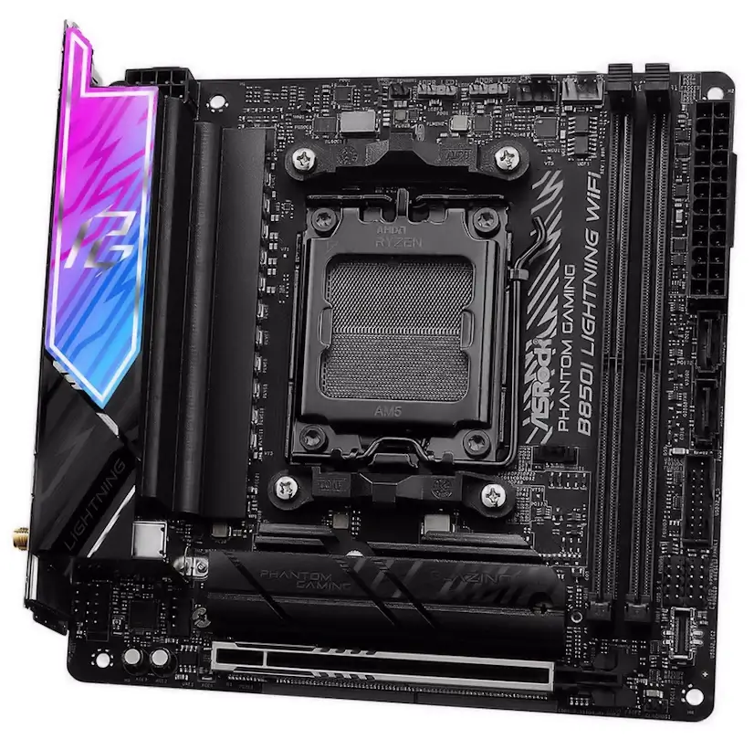Montaje Placa Base ASRock B850I Lightning WIFI Lozoyuela Lozoyuela Gaming - Montaje Placa Base ASRock B850I Lightning WIFI Lozoyuela