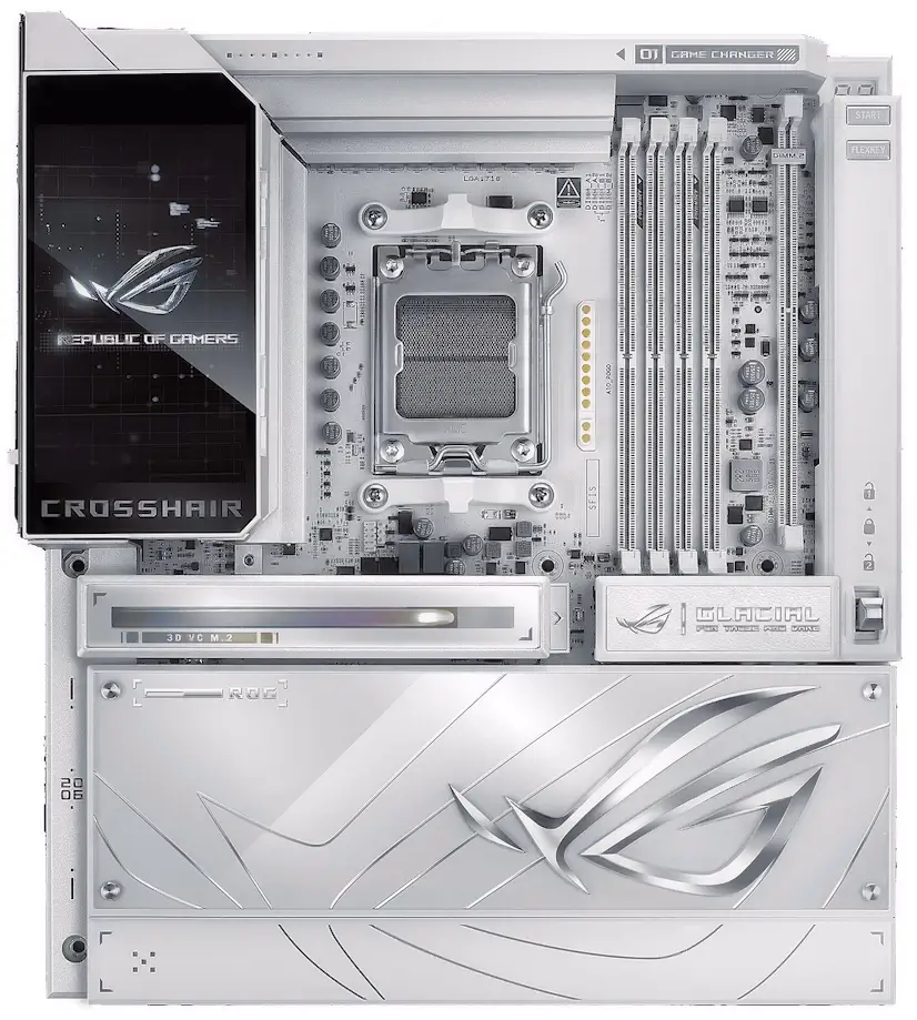 Montaje Placa Base ASUS ROG CROSSHAIR X870E GLACIAL Lozoyuela Lozoyuela Gaming - Montaje Placa Base ASUS ROG CROSSHAIR X870E GLACIAL Lozoyuela