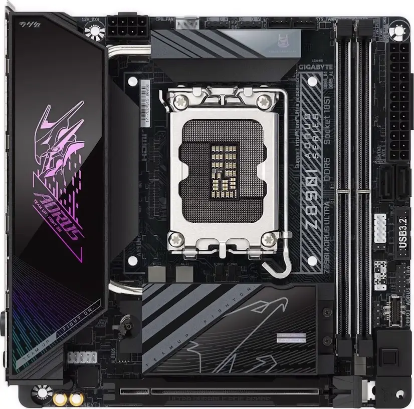 Montaje Placas Base Gigabyte Z890I AORUS ULTRA Gaming PC Lozoyuela Montaje Placa Base Gigabyte Z890I AORUS ULTRA Gaming PC Lozoyuela