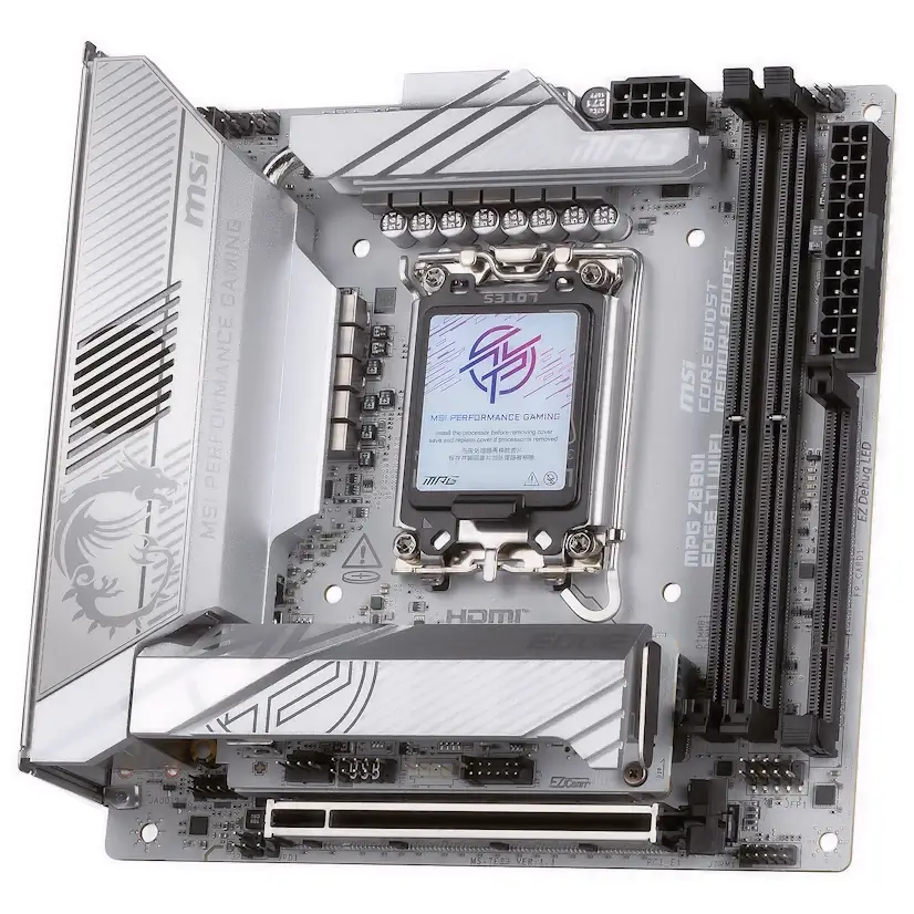 Montaje Placa Base MSI MPG Z890I EDGE TI WIFI Gaming PC Lozoyuela Montaje Placa Base MSI MPG Z890I EDGE TI WIFI Gaming PC Lozoyuela